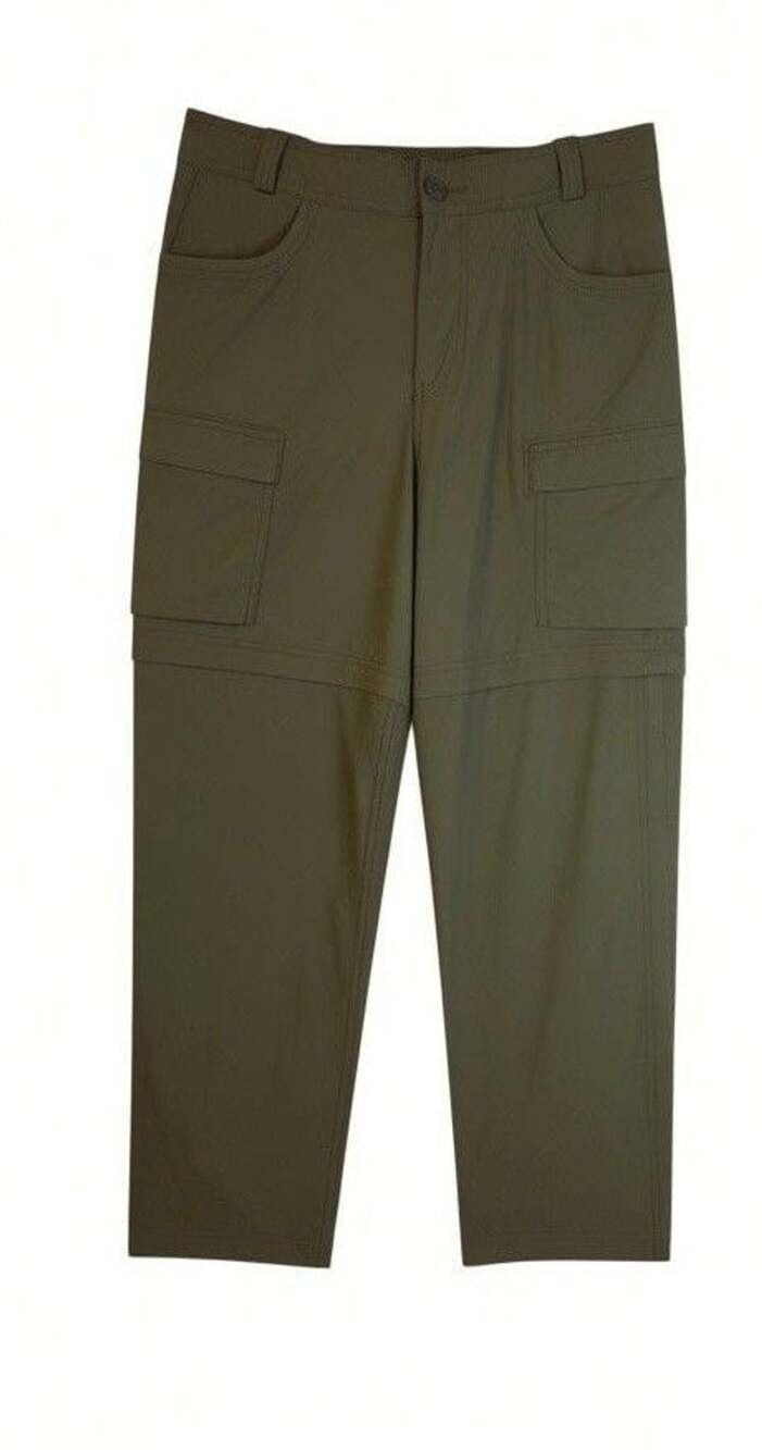 REI Co-op Cargo Pants Size 12 Green Nylon Spandex